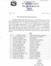 लेखापरीक्षक नियुक्ती सम्बन्धी सूचना