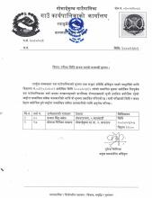 सूचना तथा प्रविधि अधिकृत पदको परीक्षा मिति कायम गरिएको सम्बन्धी सूचना ।